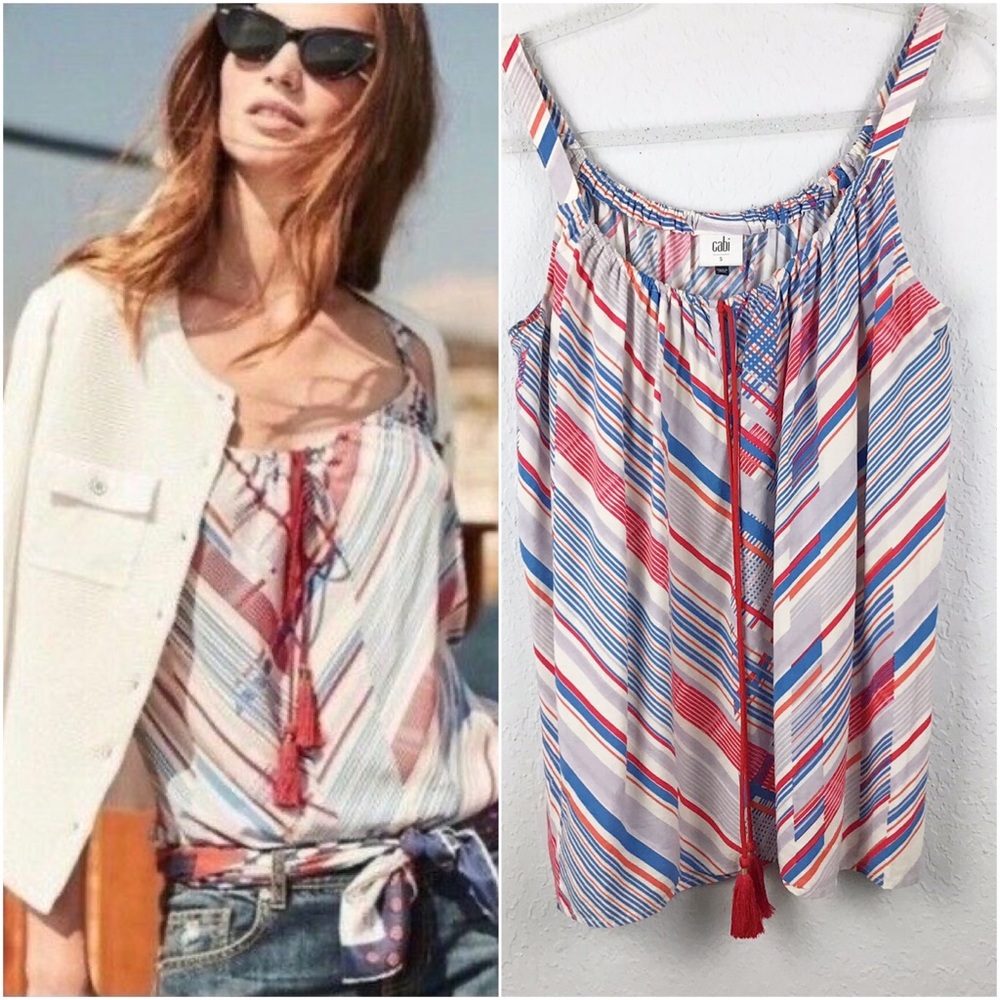 Cabi Tassel Tank Top Camisole #5230